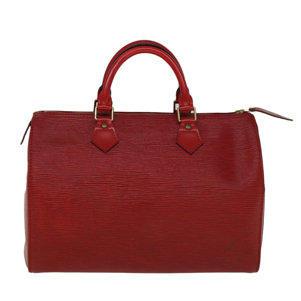 LOUIS VUITTON Epi Speedy 30 Hand Bag Castilian Red M43007 LV Auth 58168 - 0