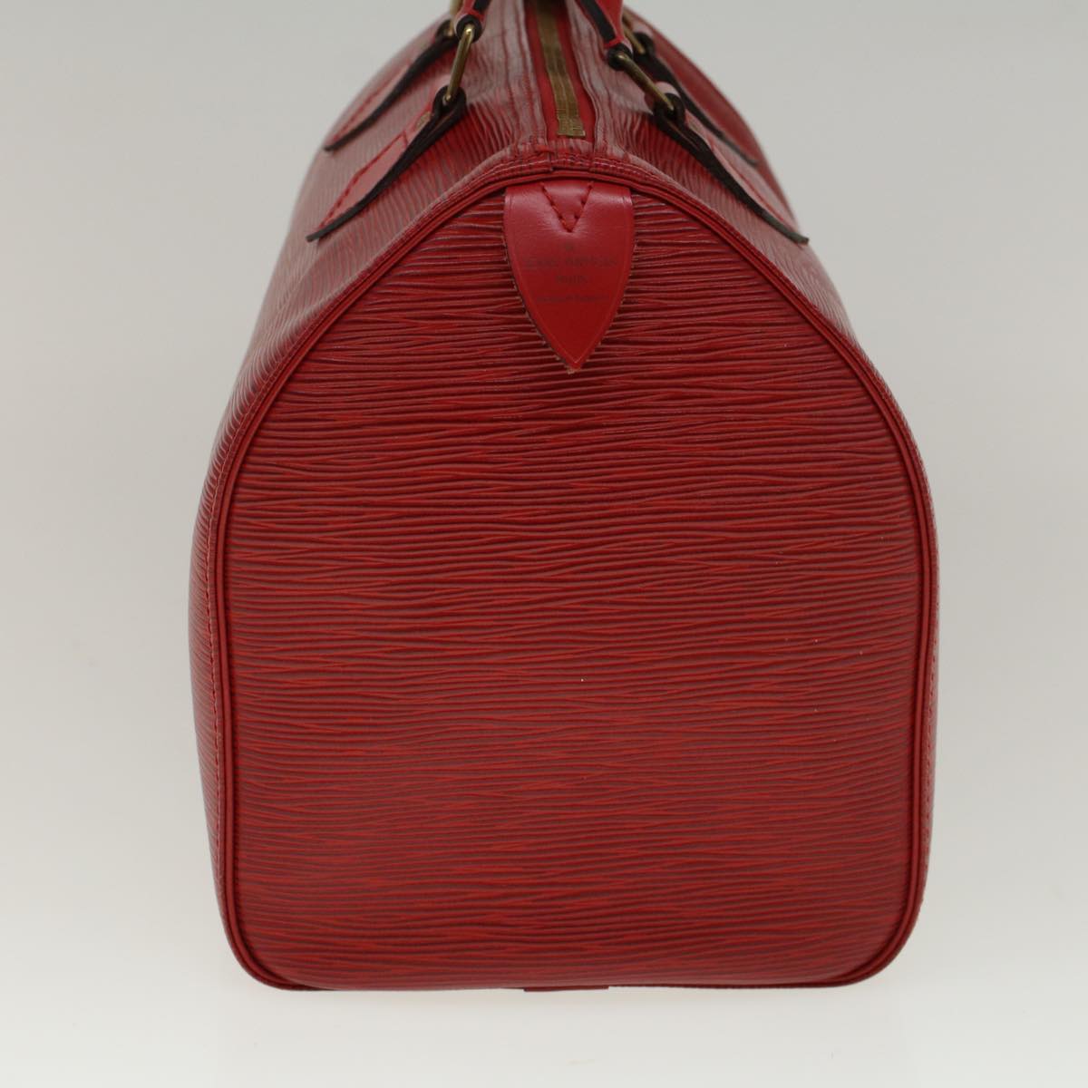 LOUIS VUITTON Epi Speedy 30 Hand Bag Castilian Red M43007 LV Auth 58168