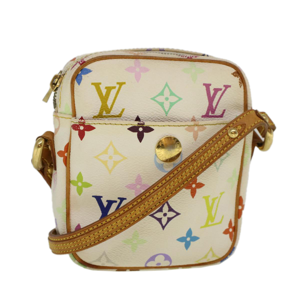 LOUIS VUITTON Monogram Multicolor Lift Shoulder Bag White M40055 LV Auth 58260