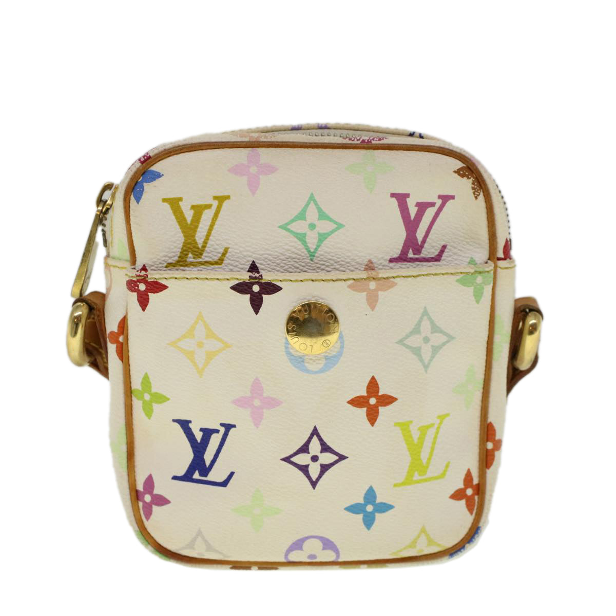 LOUIS VUITTON Monogram Multicolor Lift Shoulder Bag White M40055 LV Auth 58260