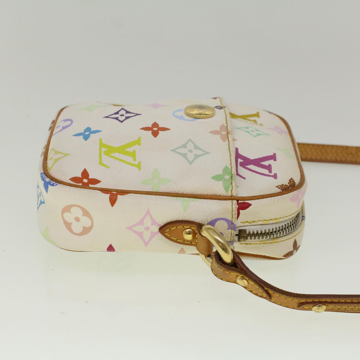 LOUIS VUITTON Monogram Multicolor Lift Shoulder Bag White M40055 LV Auth 58260