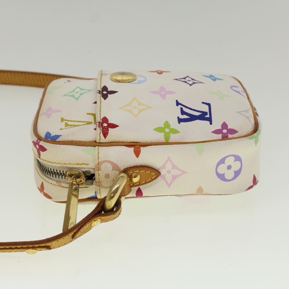 LOUIS VUITTON Monogram Multicolor Lift Shoulder Bag White M40055 LV Auth 58260