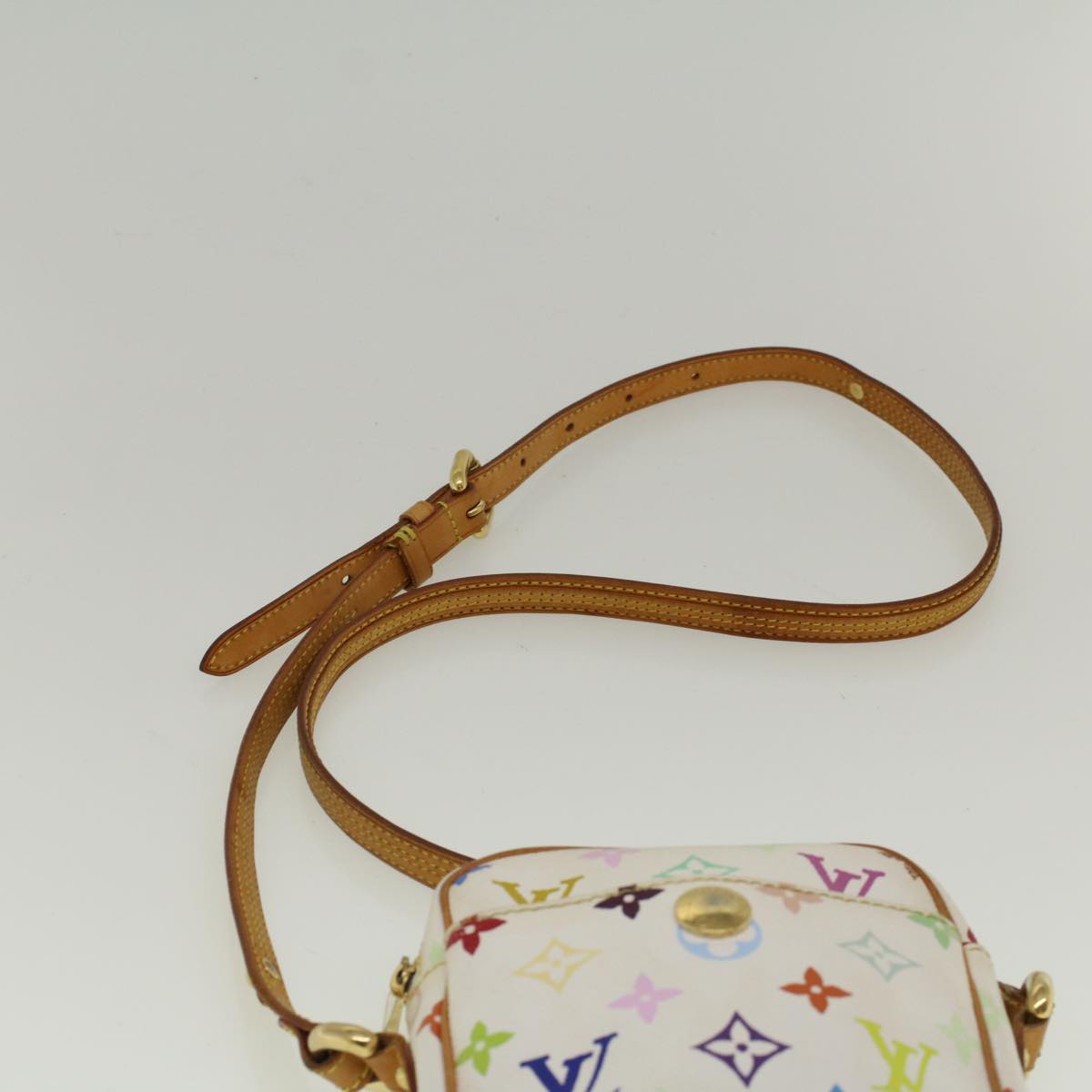 LOUIS VUITTON Monogram Multicolor Lift Shoulder Bag White M40055 LV Auth 58260