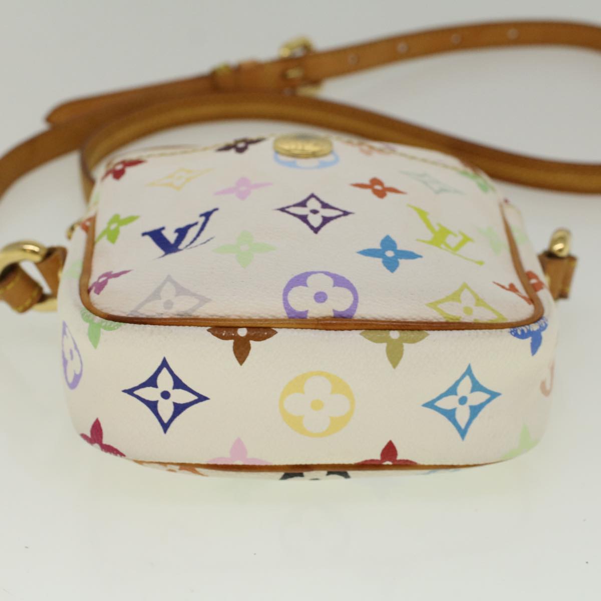 LOUIS VUITTON Monogram Multicolor Lift Shoulder Bag White M40055 LV Auth 58260