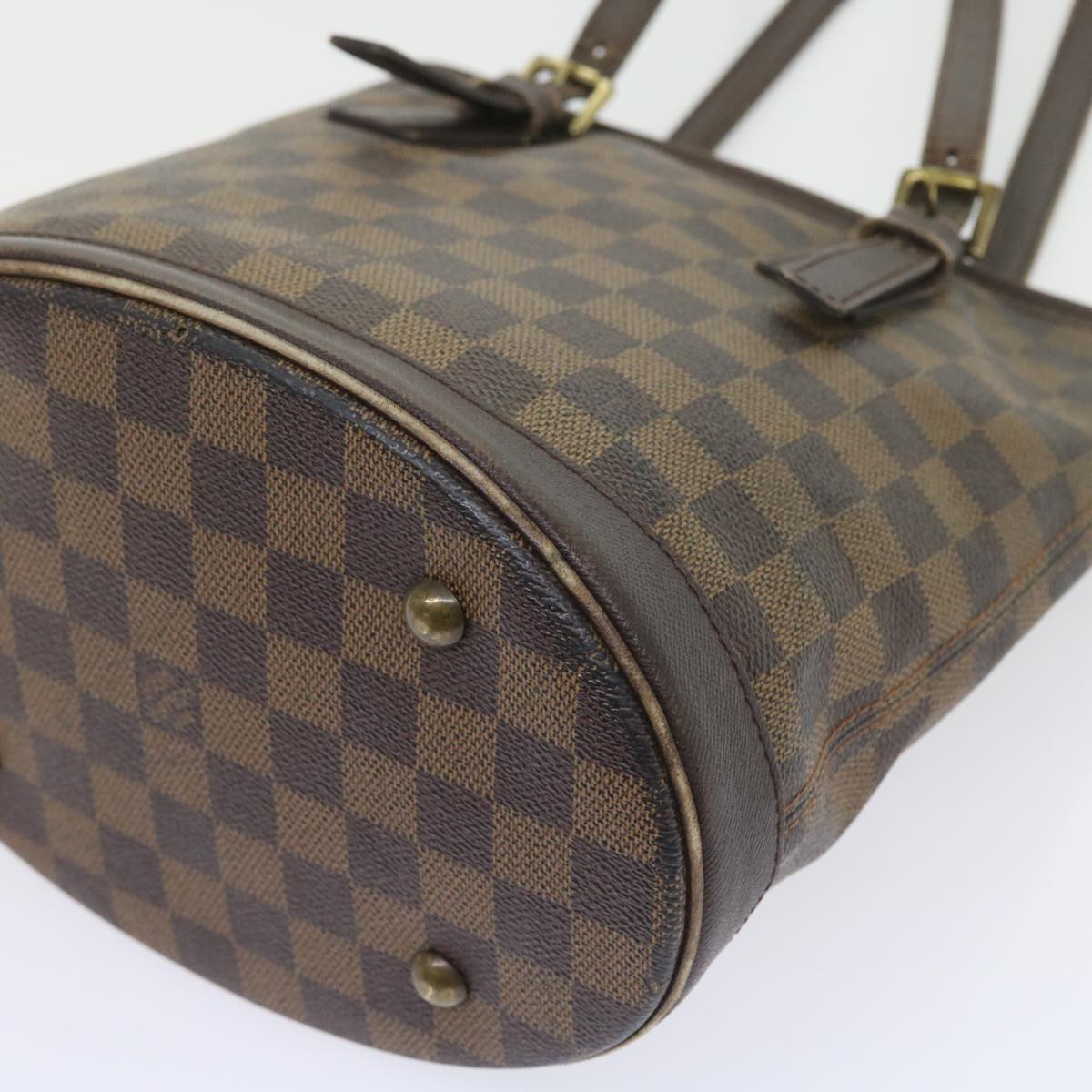 LOUIS VUITTON Damier Ebene Marais Shoulder Bag N42240 LV Auth 58296