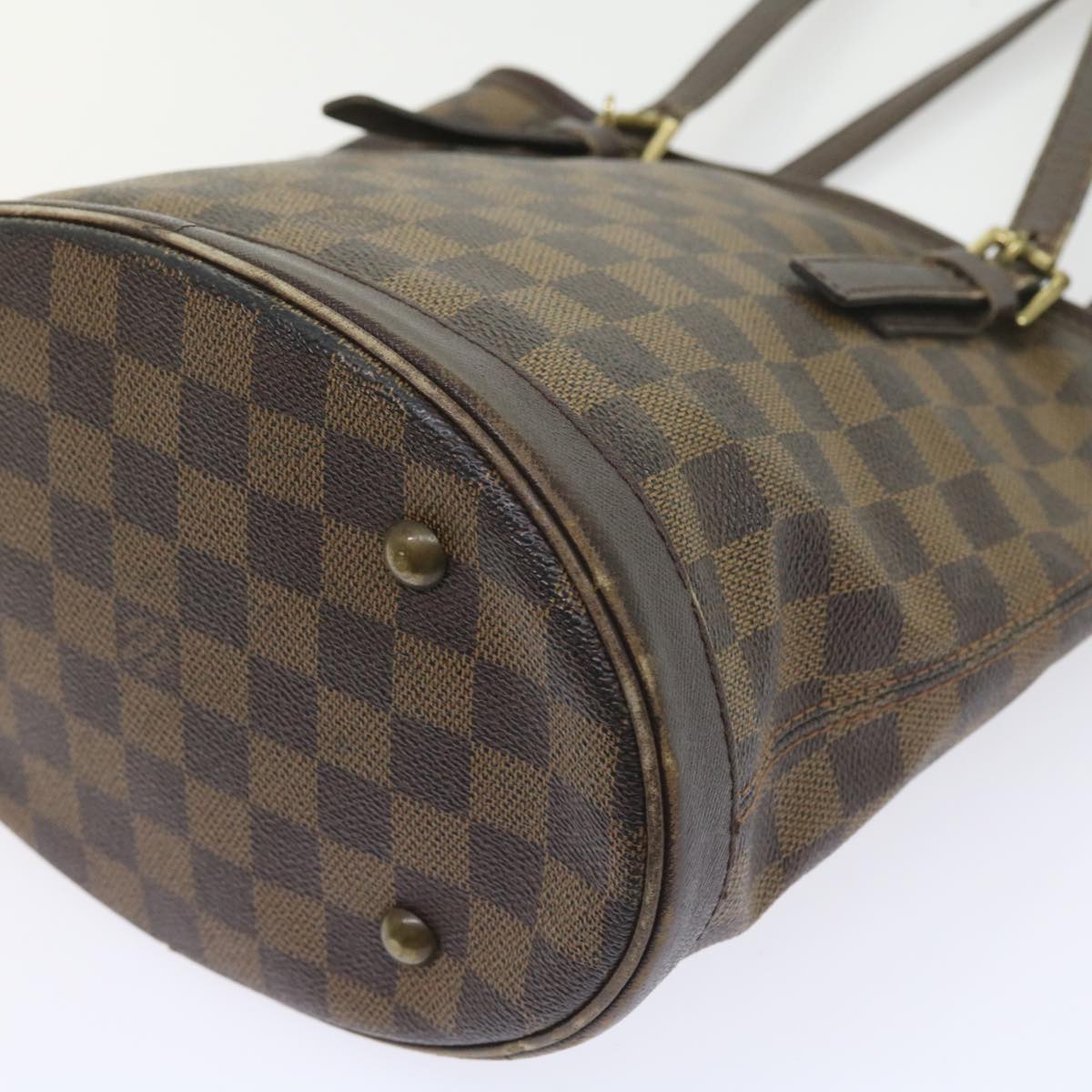 LOUIS VUITTON Damier Ebene Marais Shoulder Bag N42240 LV Auth 58296