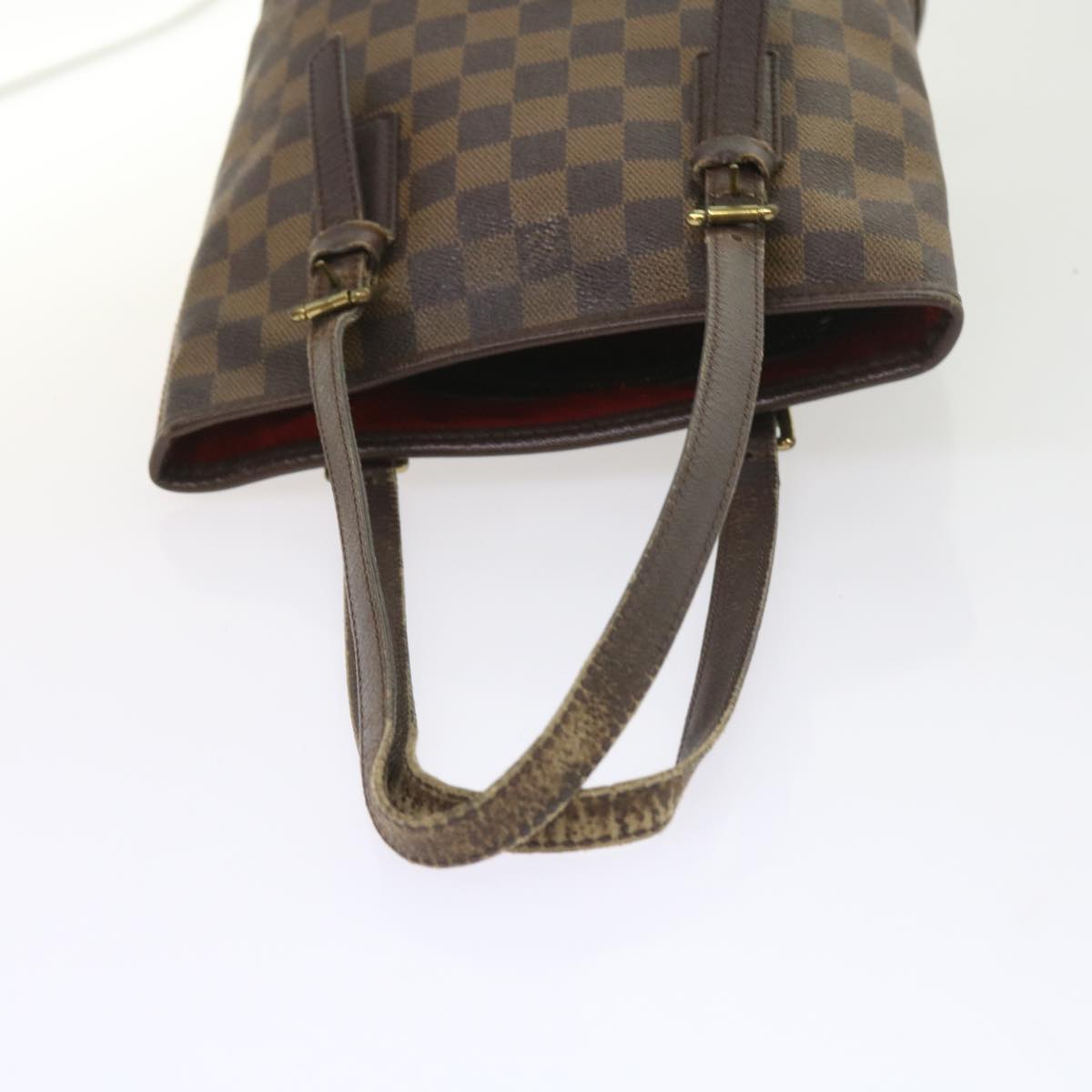 LOUIS VUITTON Damier Ebene Marais Shoulder Bag N42240 LV Auth 58296