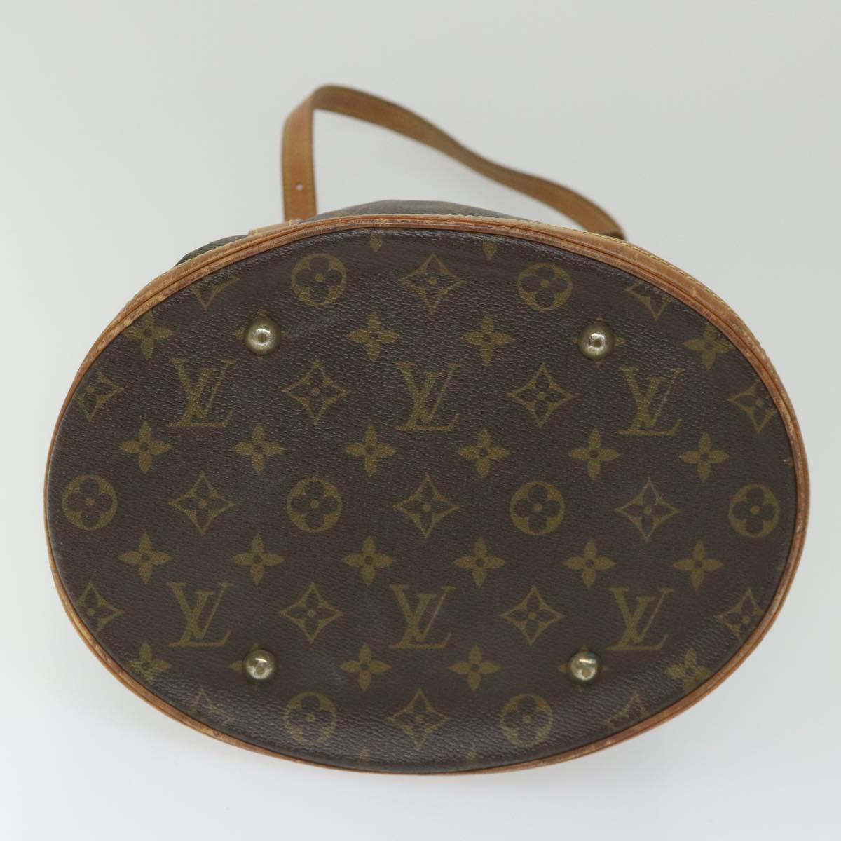 LOUIS VUITTON Monogram Bucket GM Shoulder Bag M42236 LV Auth 58300