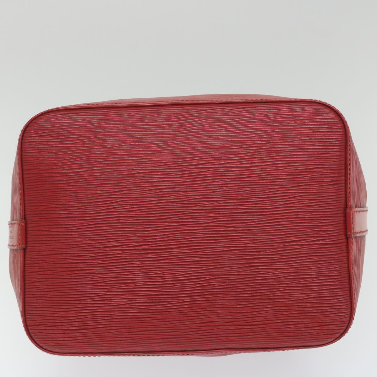 LOUIS VUITTON Epi Petit Noe Shoulder Bag Red M44107 LV Auth 58308