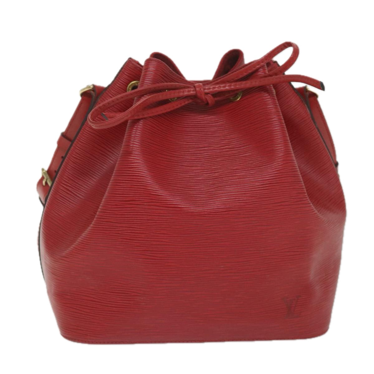 LOUIS VUITTON Epi Petit Noe Shoulder Bag Red M44107 LV Auth 58308 - 0