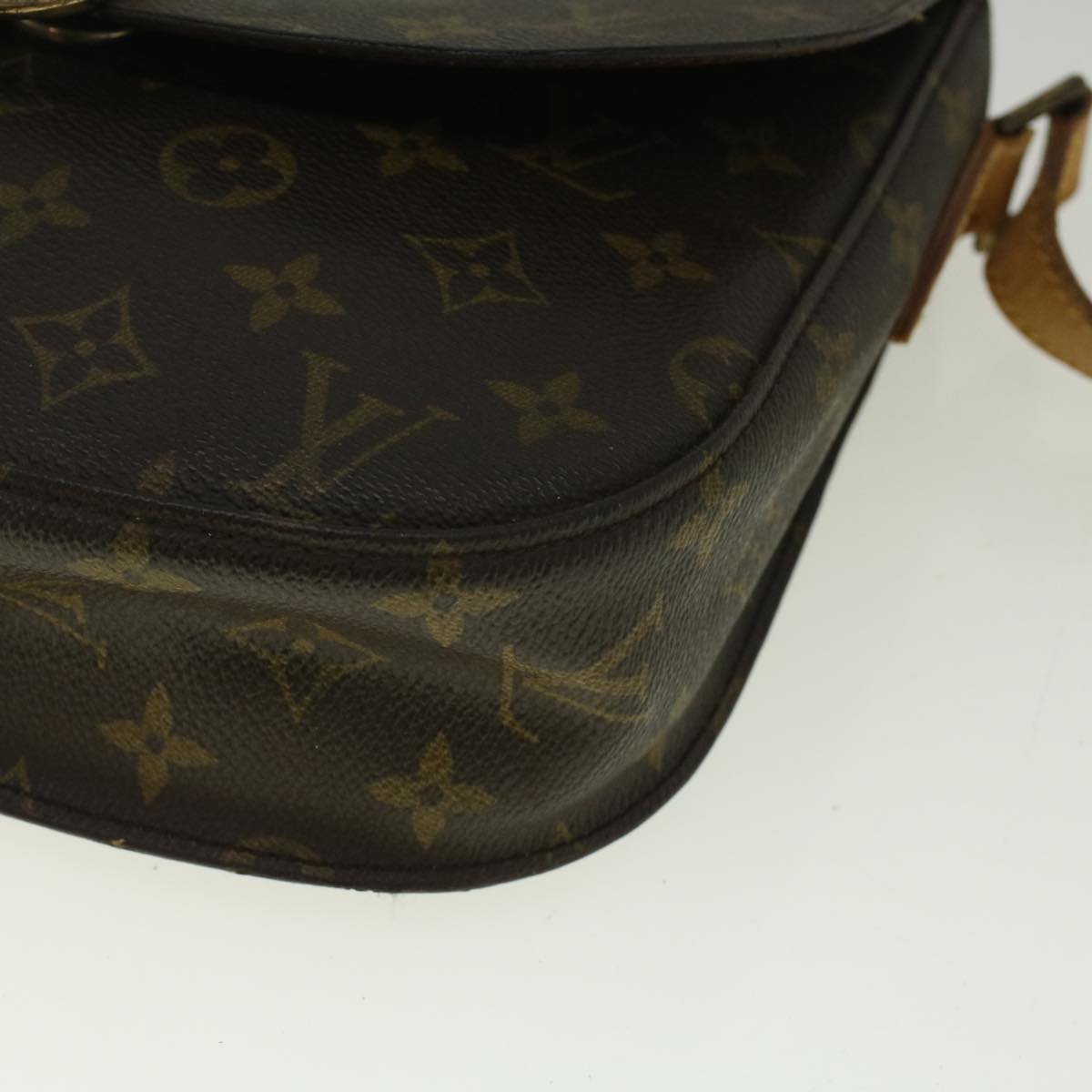 LOUIS VUITTON Monogram Saint Cloud GM Shoulder Bag M51242 LV Auth 58355