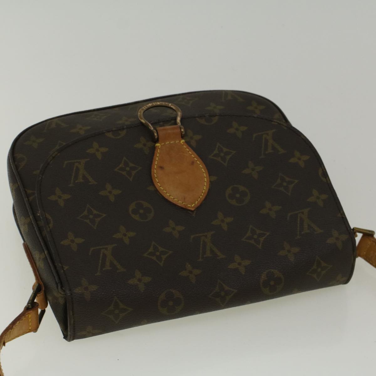 LOUIS VUITTON Monogram Saint Cloud GM Shoulder Bag M51242 LV Auth 58355