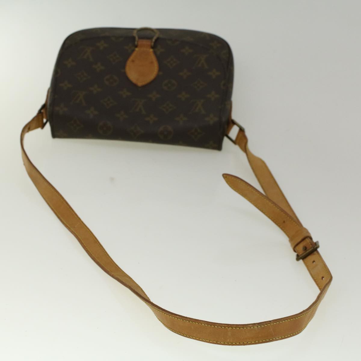 LOUIS VUITTON Monogram Saint Cloud GM Shoulder Bag M51242 LV Auth 58355