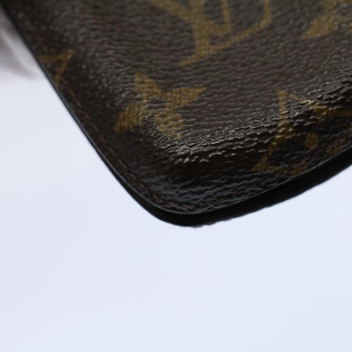 LOUIS VUITTON Monogram Etui Telephone International Phone Case M63064 Auth 58375