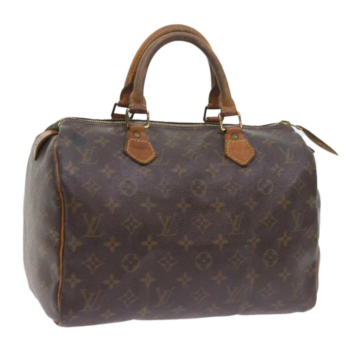 LOUIS VUITTON Monogram Speedy 30 Hand Bag M41526 LV Auth 58395