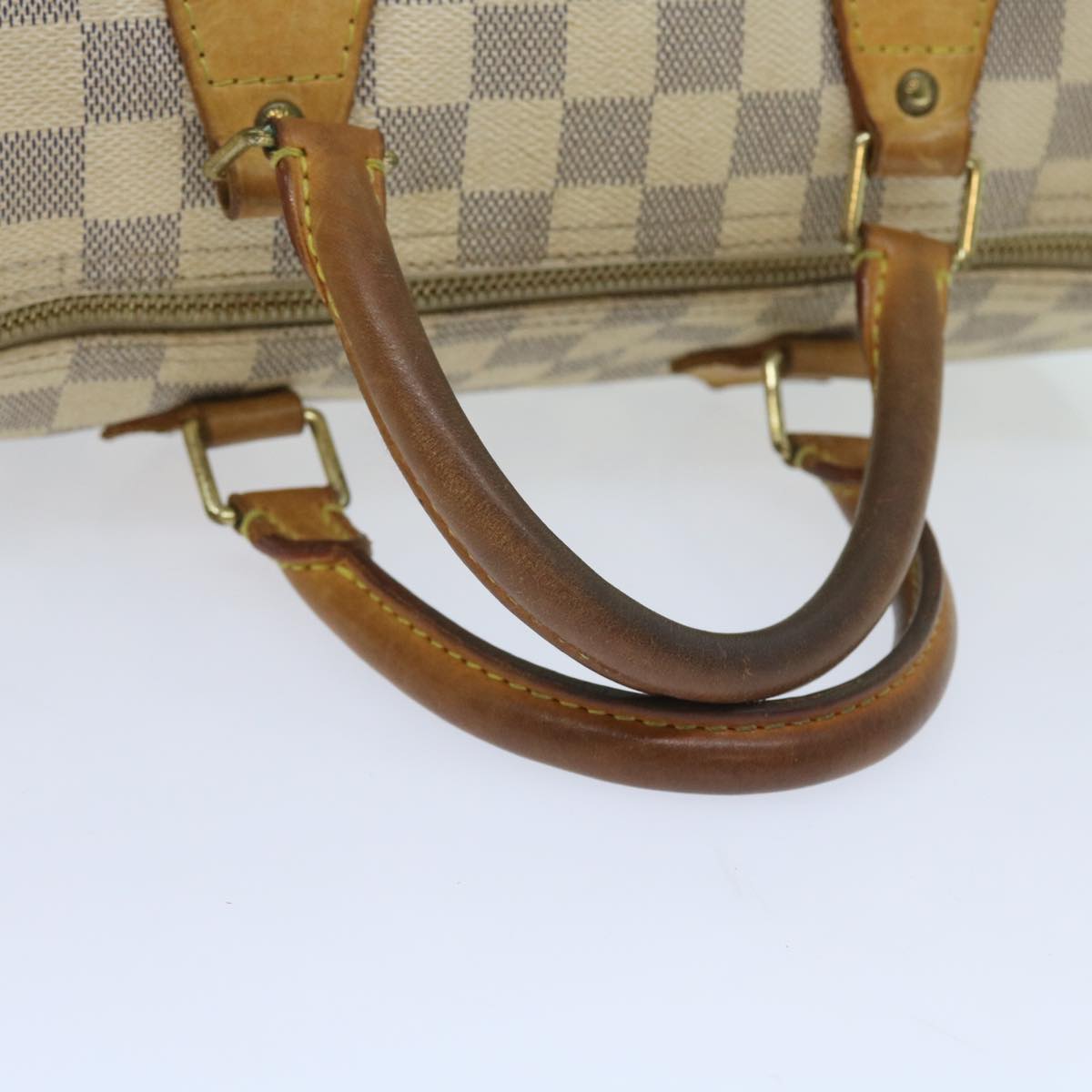 LOUIS VUITTON Damier Azur Speedy 30 Hand Bag N41533 LV Auth 58396