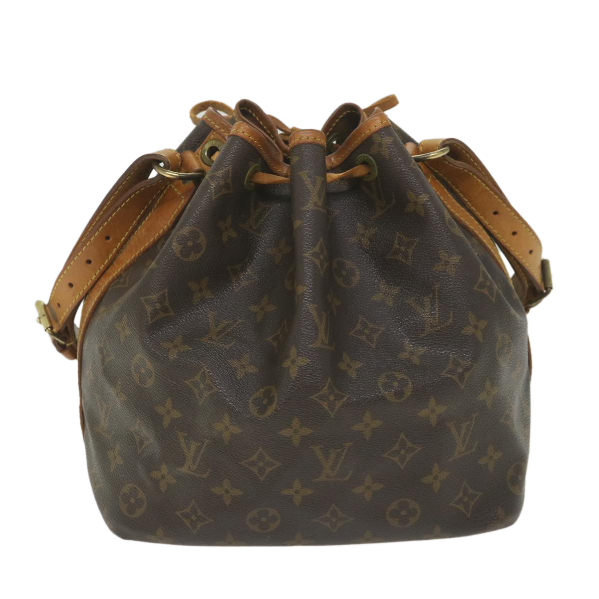 LOUIS VUITTON Monogram Petit Noe Shoulder Bag M42226 LV Auth 58430