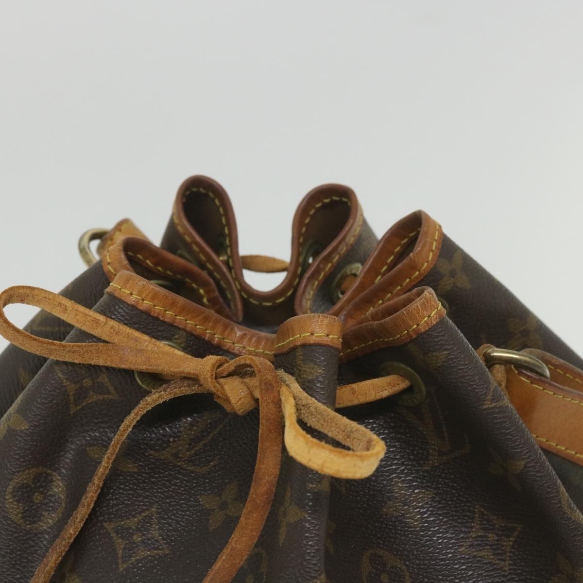 LOUIS VUITTON Monogram Petit Noe Shoulder Bag M42226 LV Auth 58430