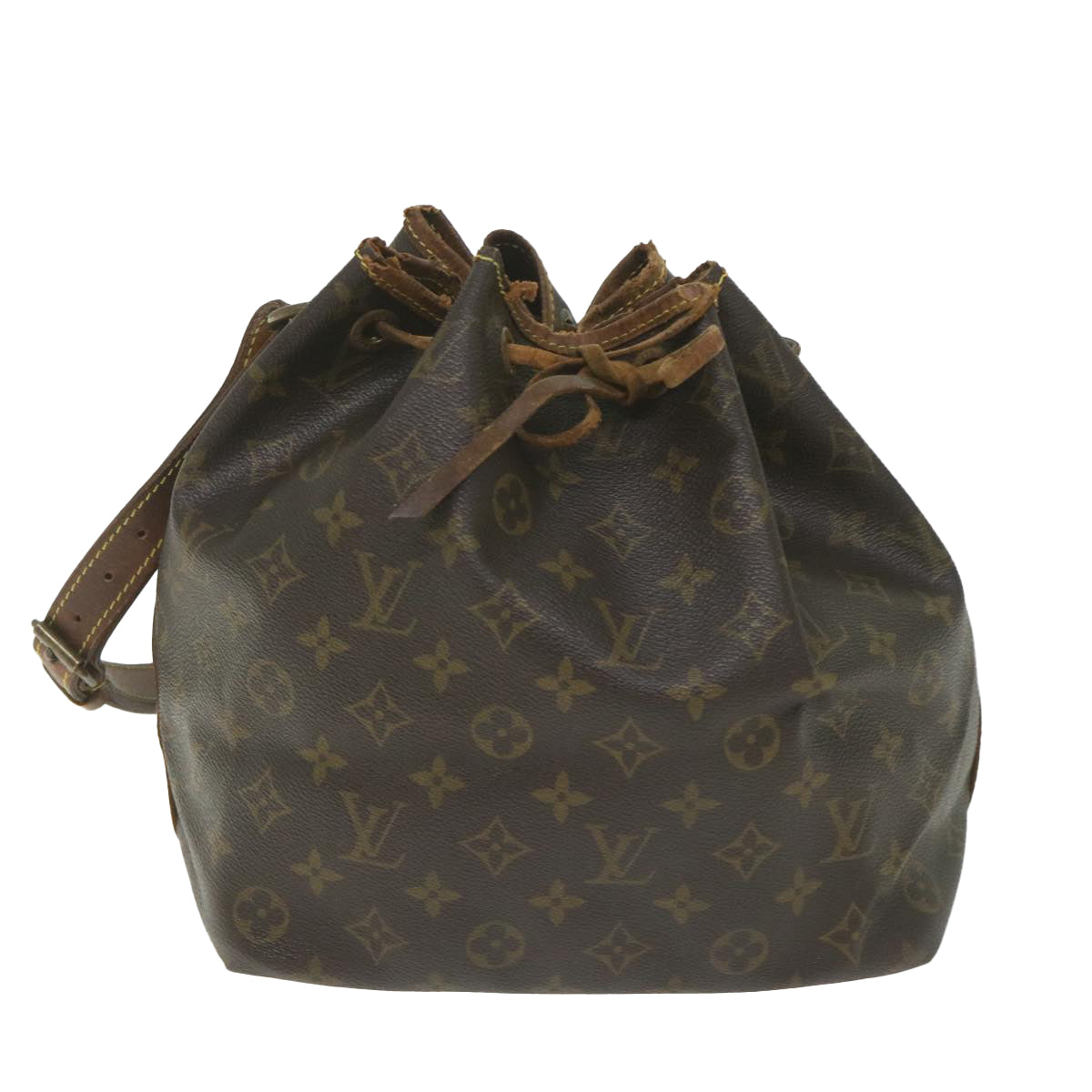 LOUIS VUITTON Monogram Petit Noe Shoulder Bag M42226 LV Auth 58431