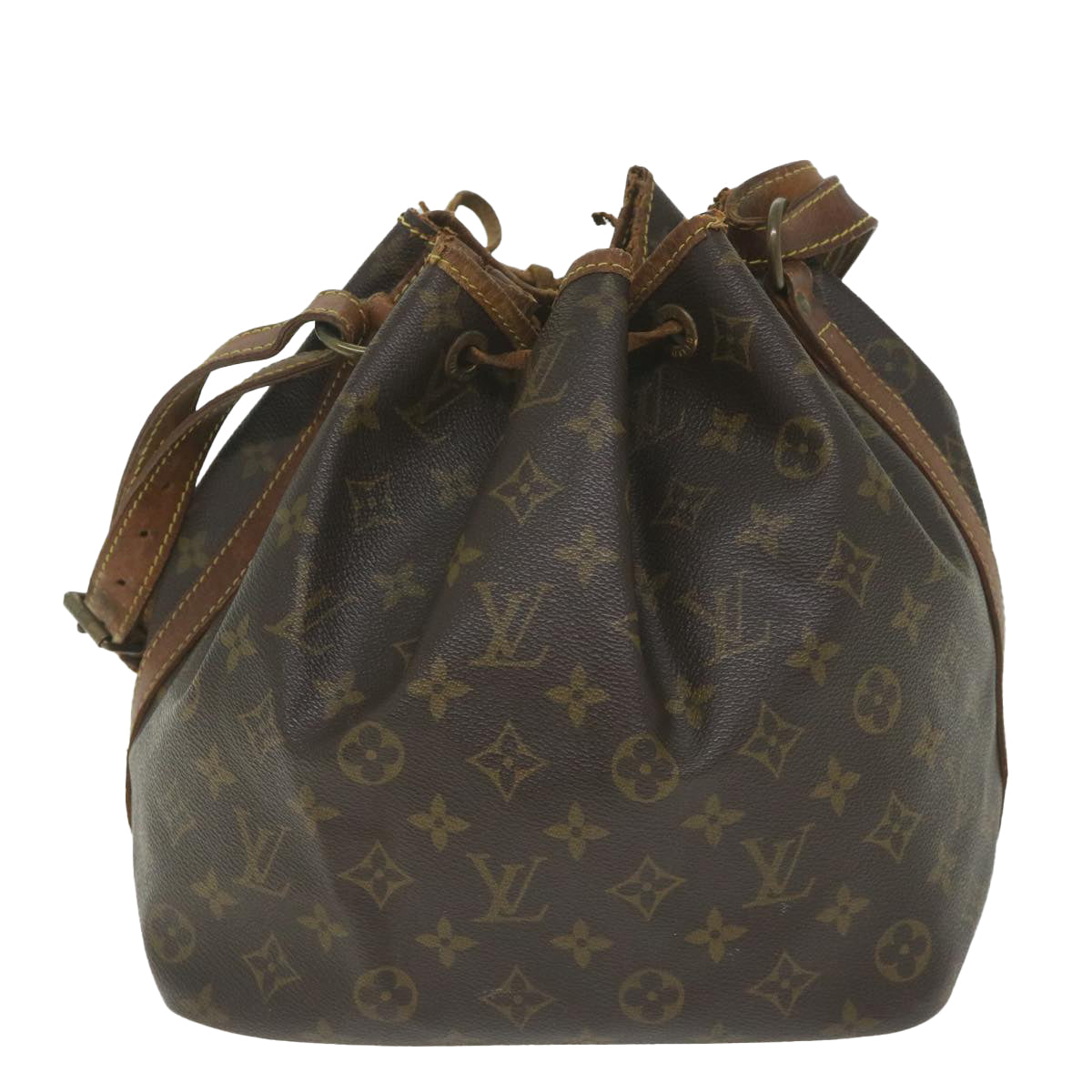 LOUIS VUITTON Monogram Petit Noe Shoulder Bag M42226 LV Auth 58431