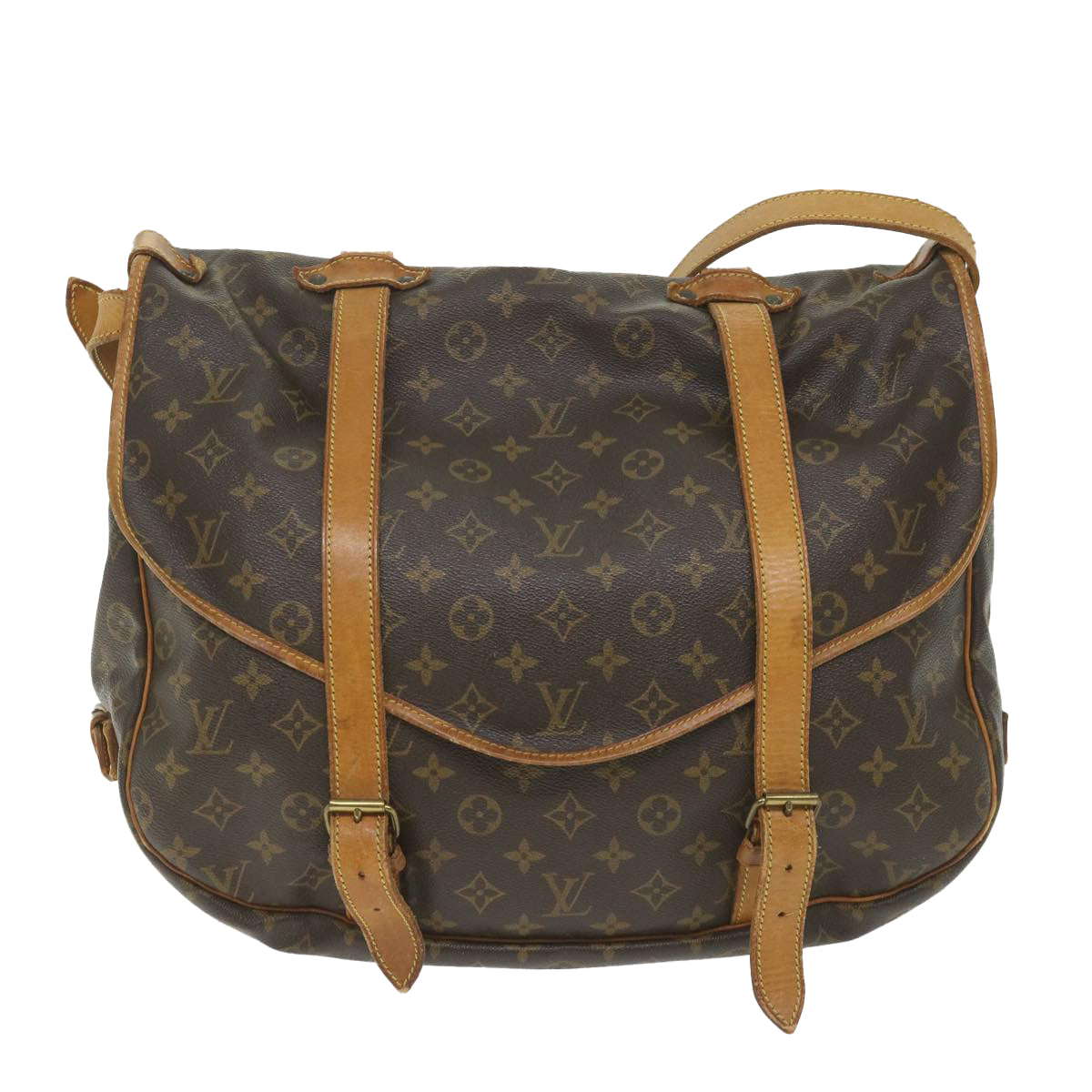 LOUIS VUITTON Monogram Saumur 43 Shoulder Bag M42252 LV Auth 58432 - 0