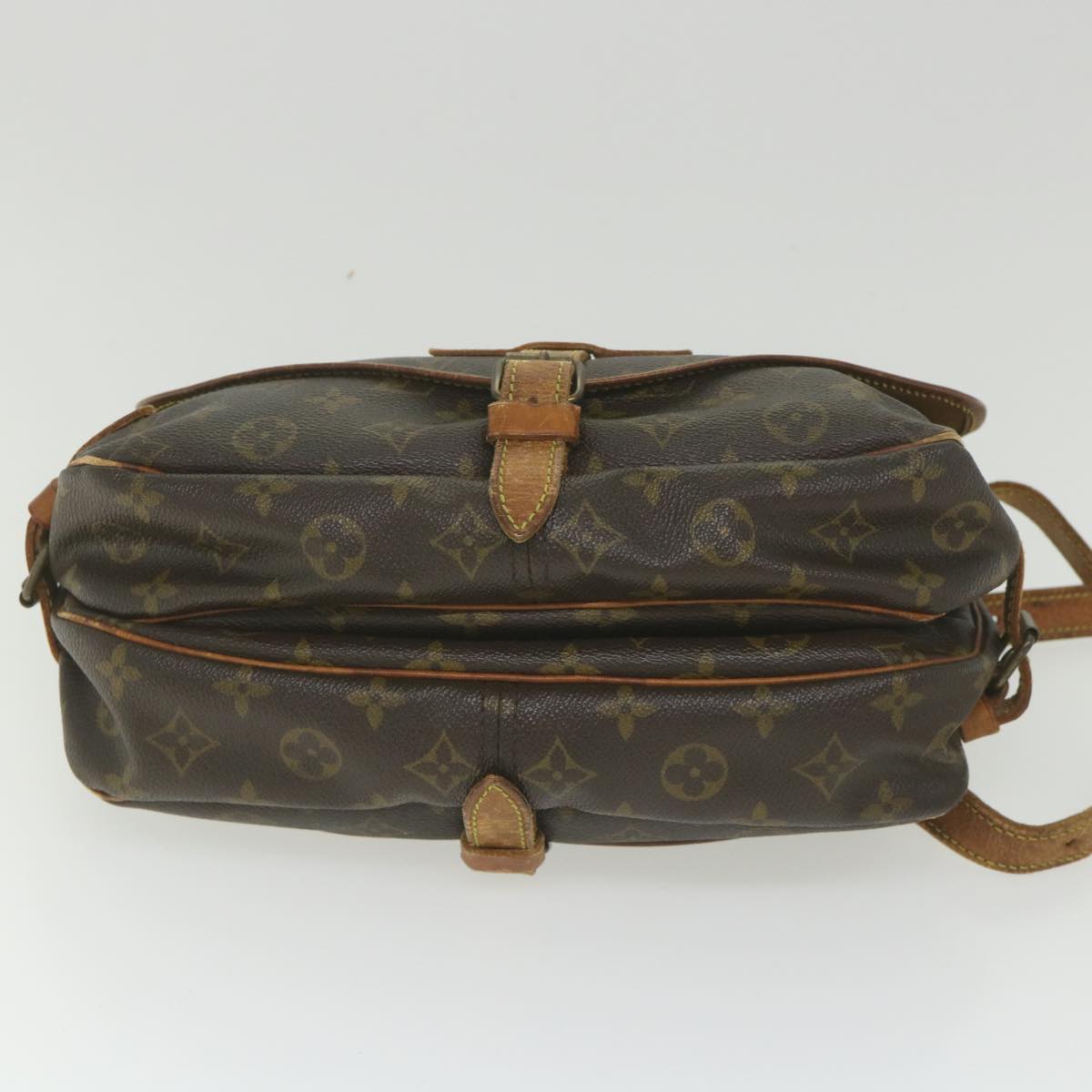 LOUIS VUITTON Monogram Saumur 30 Shoulder Bag M42256 LV Auth 58436