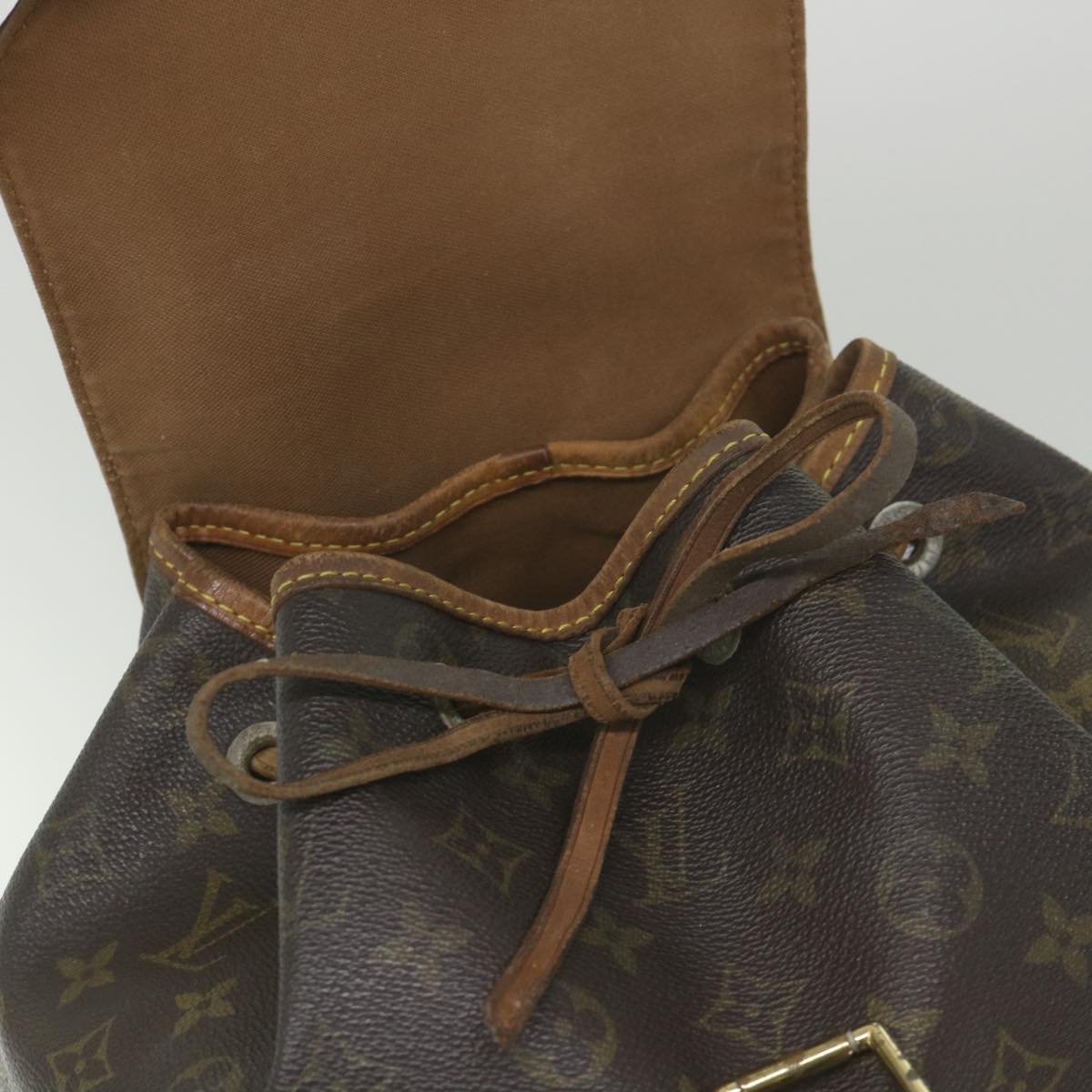 LOUIS VUITTON Monogram Montsouris GM Backpack M51135 LV Auth 58437