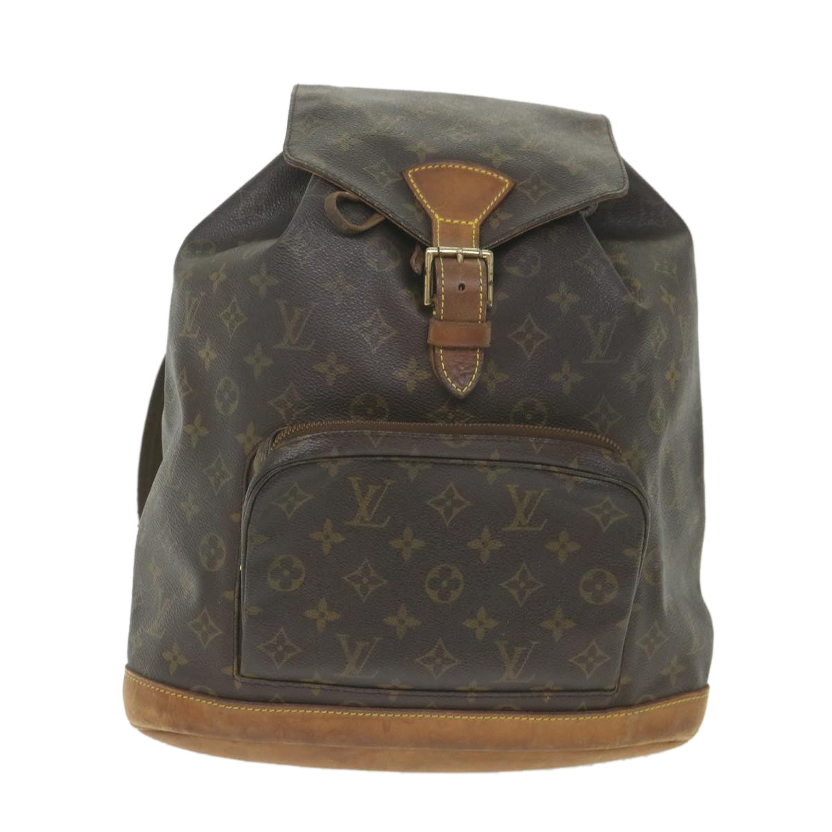 LOUIS VUITTON Monogram Montsouris GM Backpack M51135 LV Auth 58437