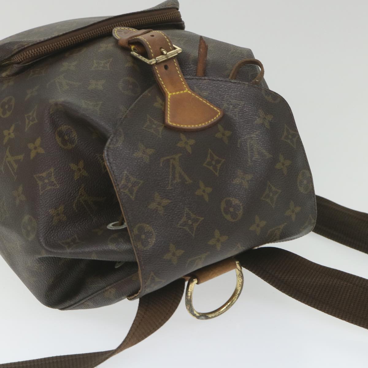 LOUIS VUITTON Monogram Montsouris GM Backpack M51135 LV Auth 58437