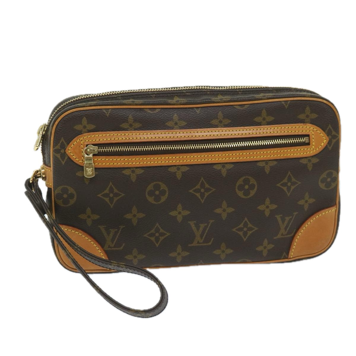 LOUIS VUITTON Monogram Marly Dragonne GM Clutch Bag M51825 LV Auth 58458