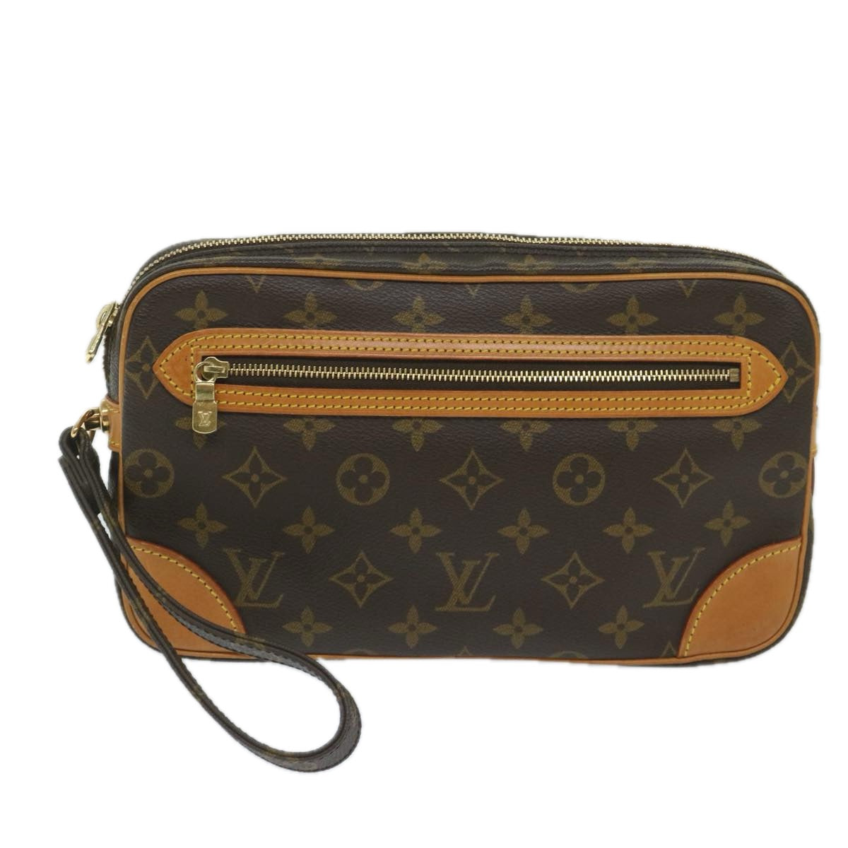 LOUIS VUITTON Monogram Marly Dragonne GM Clutch Bag M51825 LV Auth 58458