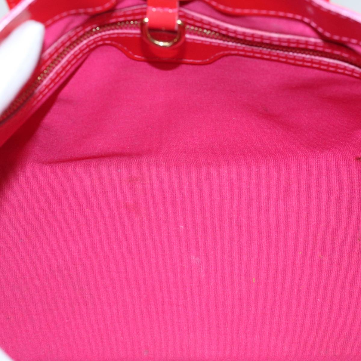 LOUIS VUITTON Monogram Vernis Wilshire PM Hand Bag Rose Pop M93643 Auth 58462