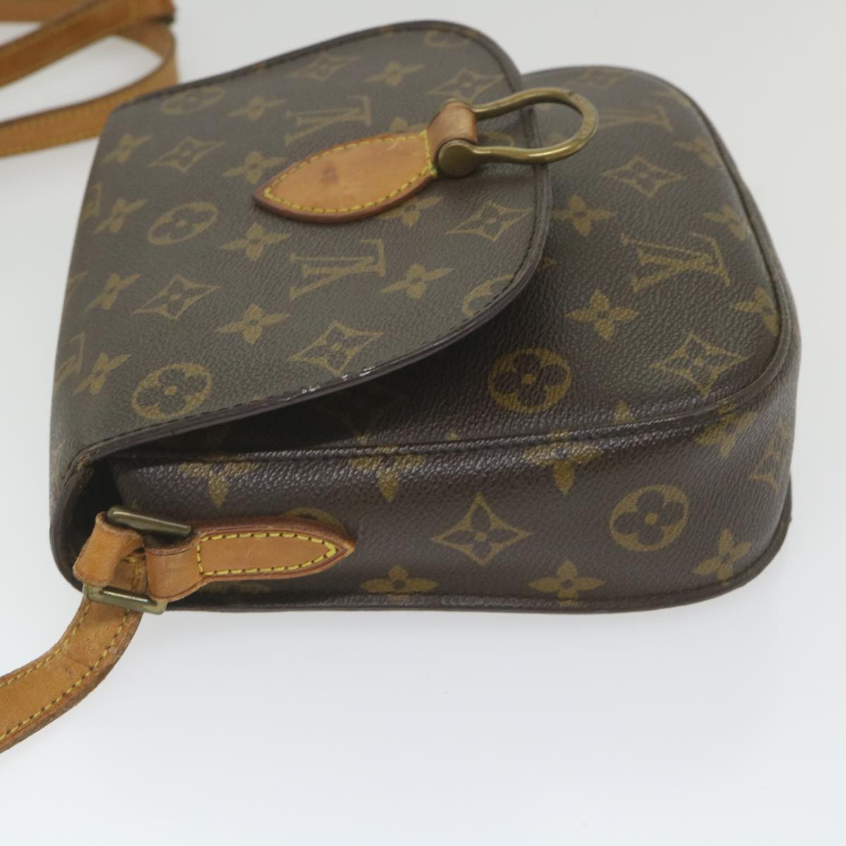 LOUIS VUITTON Monogram Saint Cloud MM Shoulder Bag M51243 LV Auth 58466