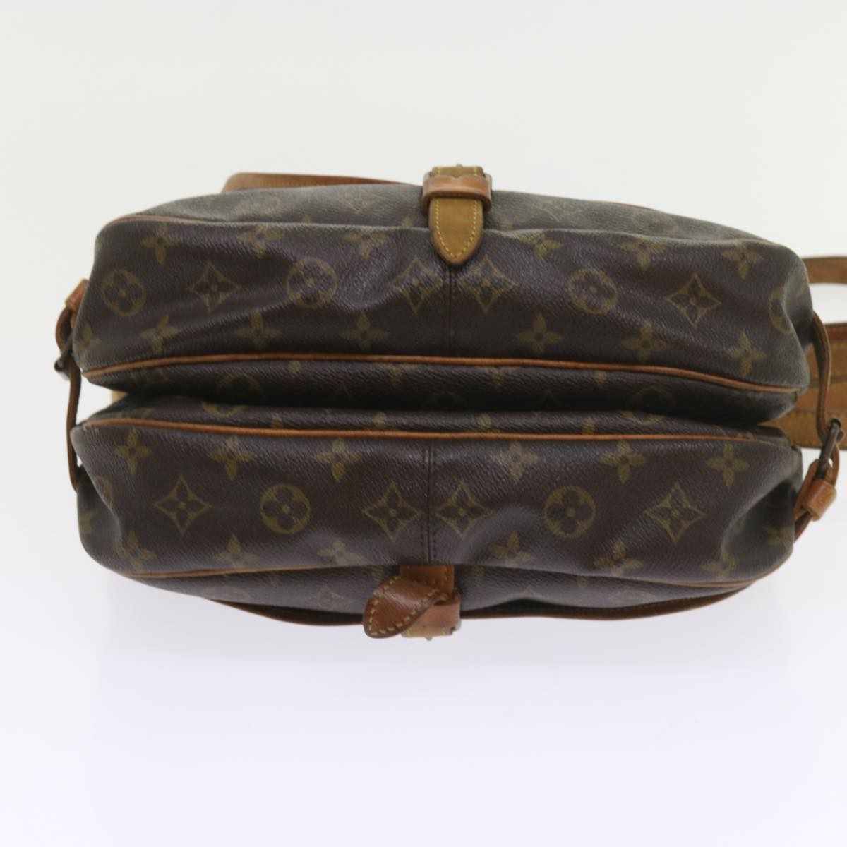 LOUIS VUITTON Monogram Saumur 30 Shoulder Bag M42256 LV Auth 58478