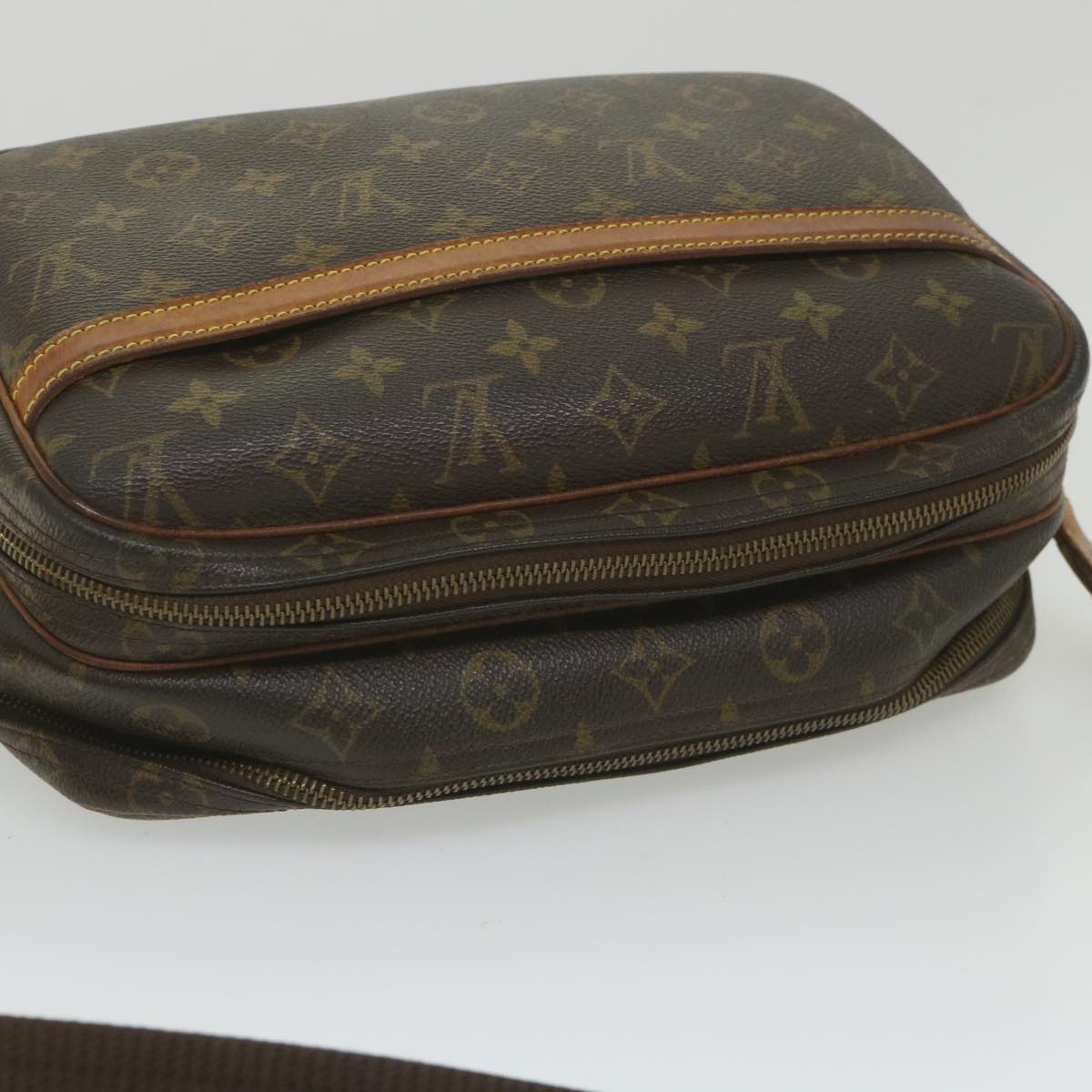 LOUIS VUITTON Monogram Reporter PM Shoulder Bag M45254 LV Auth 58480