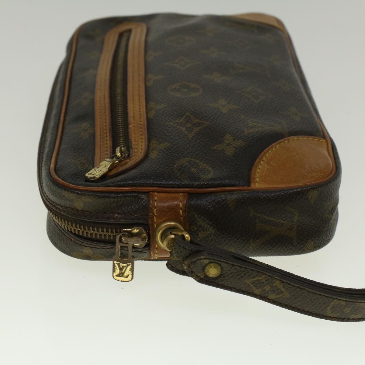 LOUIS VUITTON Monogram Marly Dragonne GM Clutch Bag M51825 LV Auth 58500