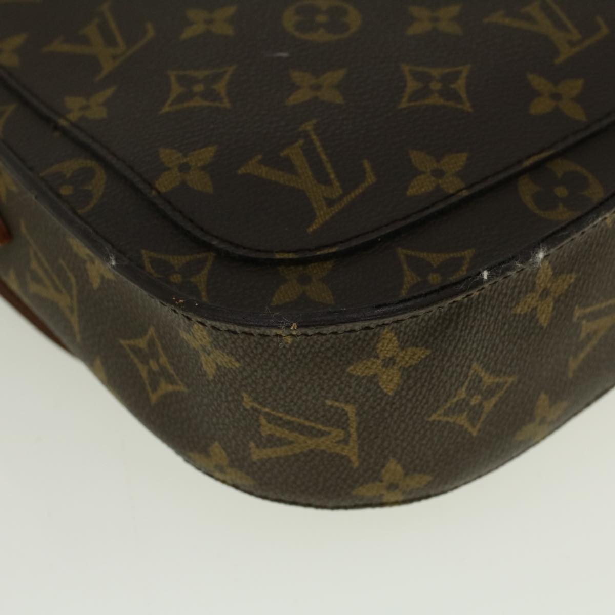 LOUIS VUITTON Monogram Saint Cloud GM Shoulder Bag M51242 LV Auth 58521