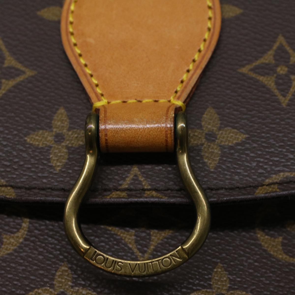 LOUIS VUITTON Monogram Saint Cloud GM Shoulder Bag M51242 LV Auth 58521