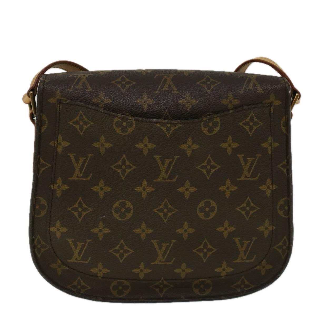 LOUIS VUITTON Monogram Saint Cloud GM Shoulder Bag M51242 LV Auth 58521