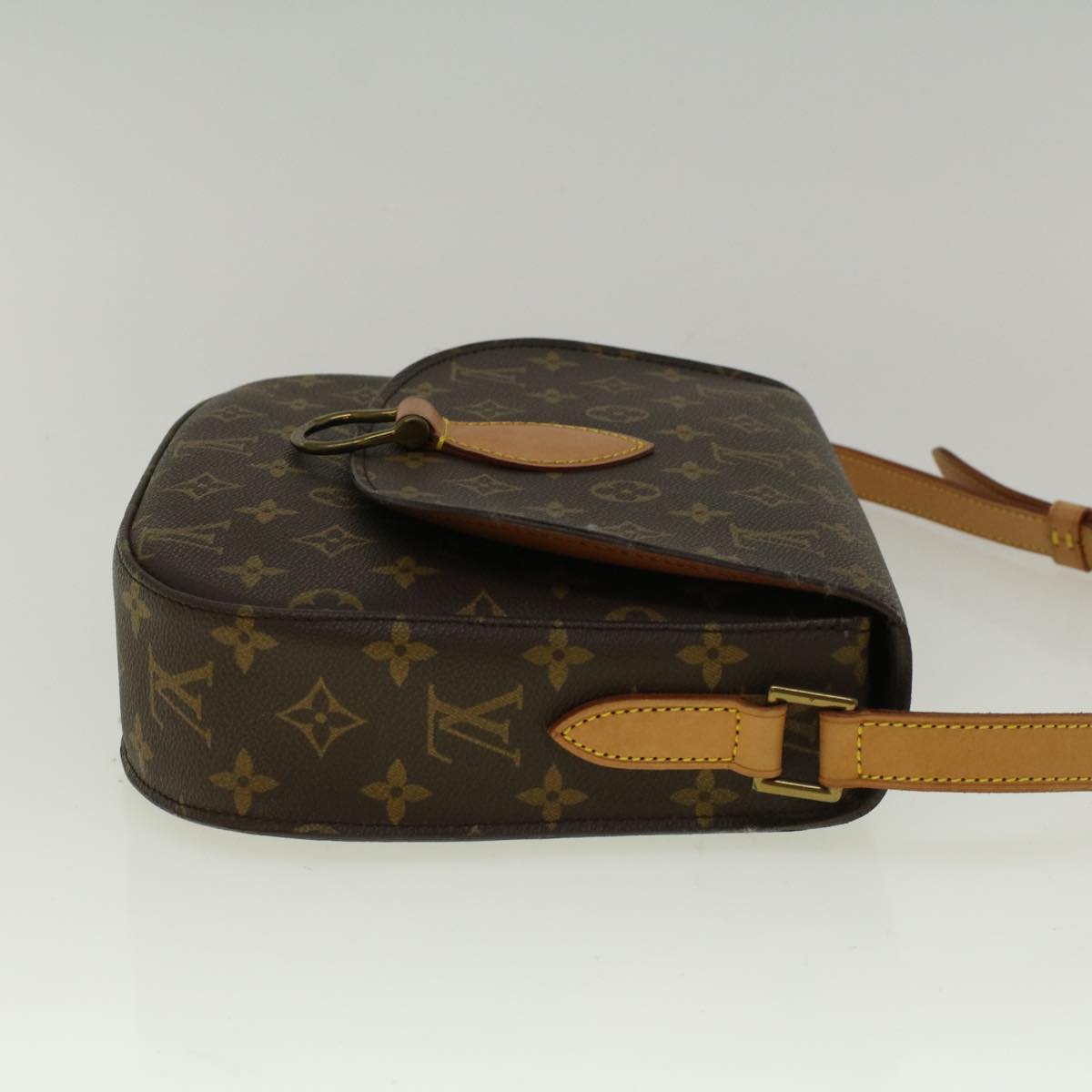 LOUIS VUITTON Monogram Saint Cloud GM Shoulder Bag M51242 LV Auth 58521