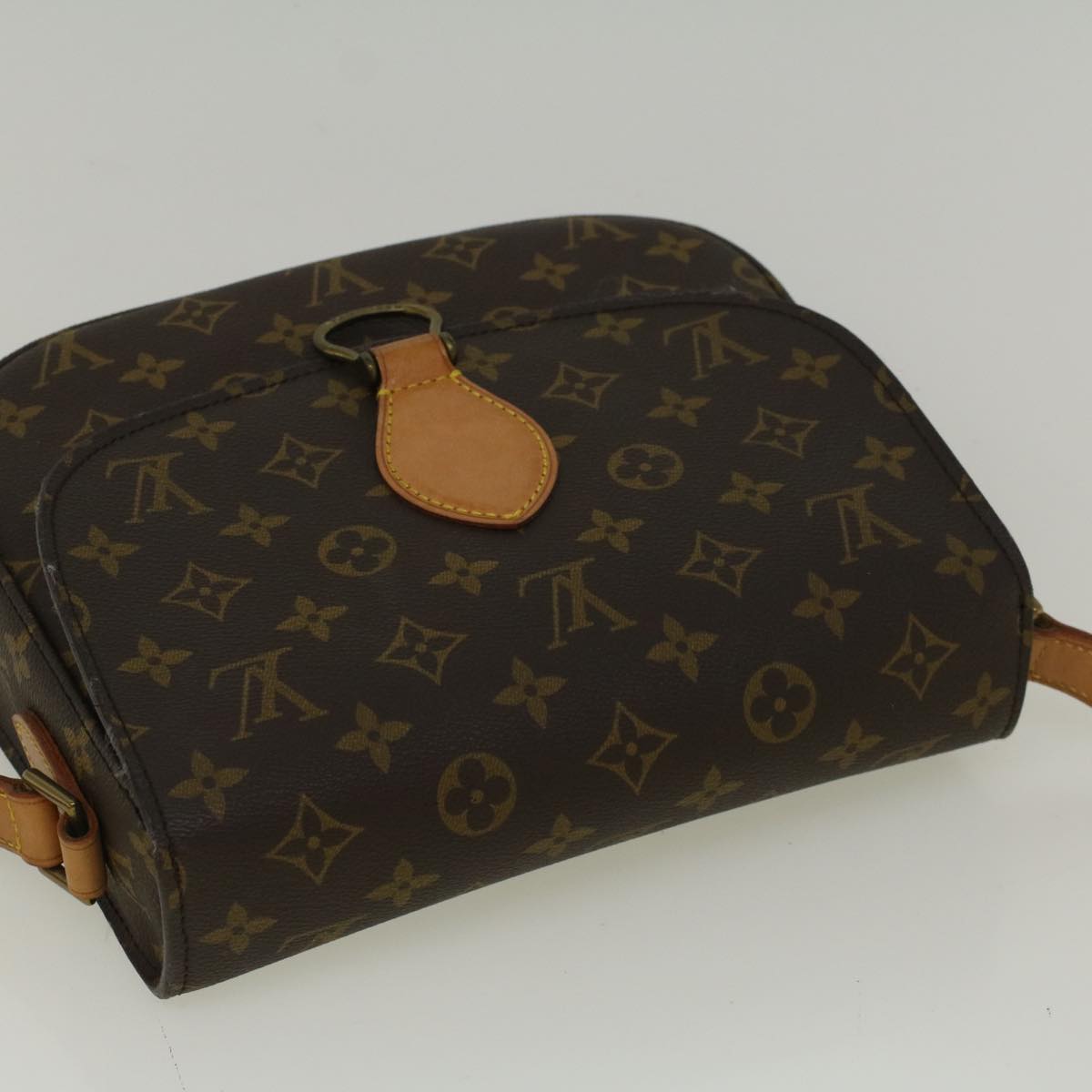 LOUIS VUITTON Monogram Saint Cloud GM Shoulder Bag M51242 LV Auth 58521