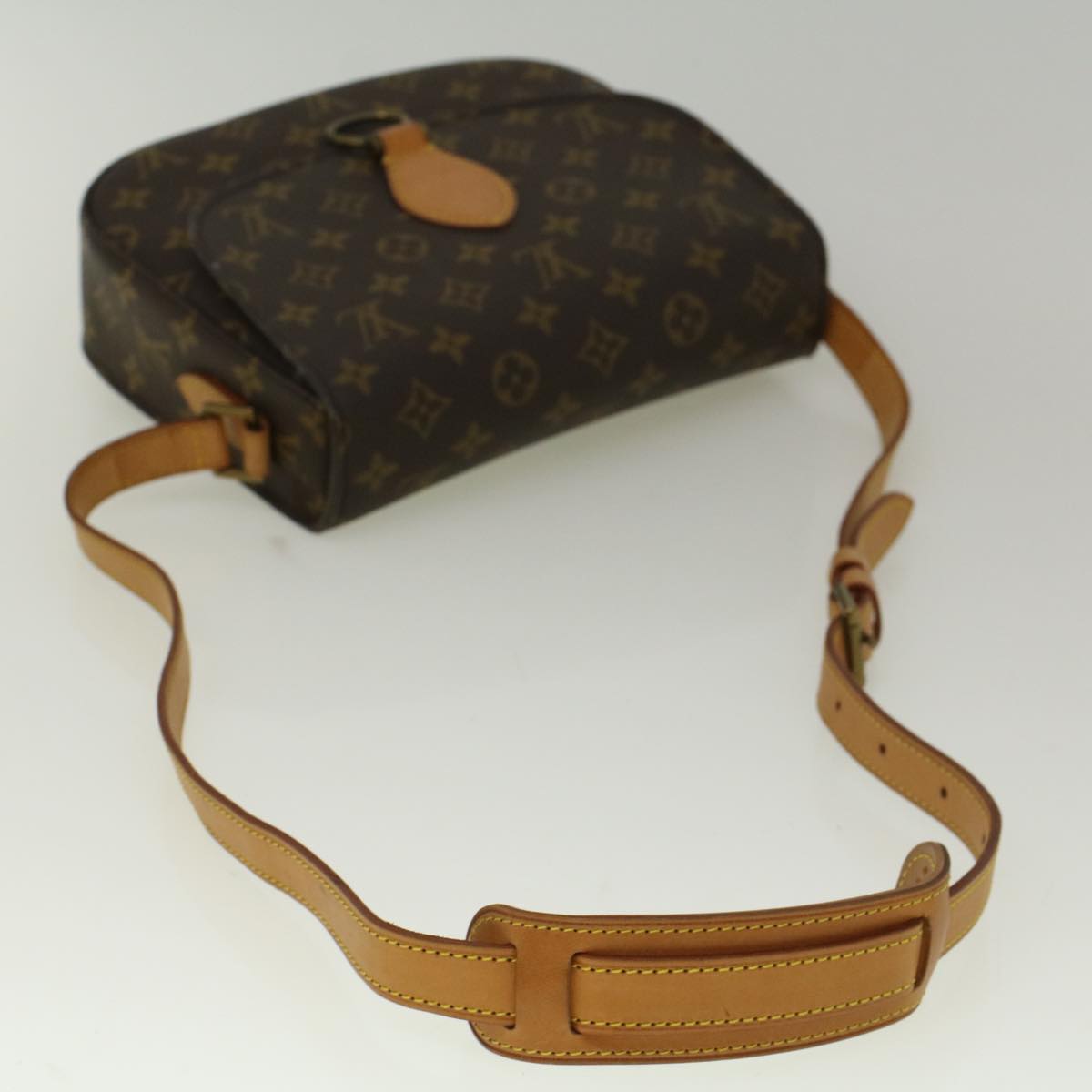 LOUIS VUITTON Monogram Saint Cloud GM Shoulder Bag M51242 LV Auth 58521