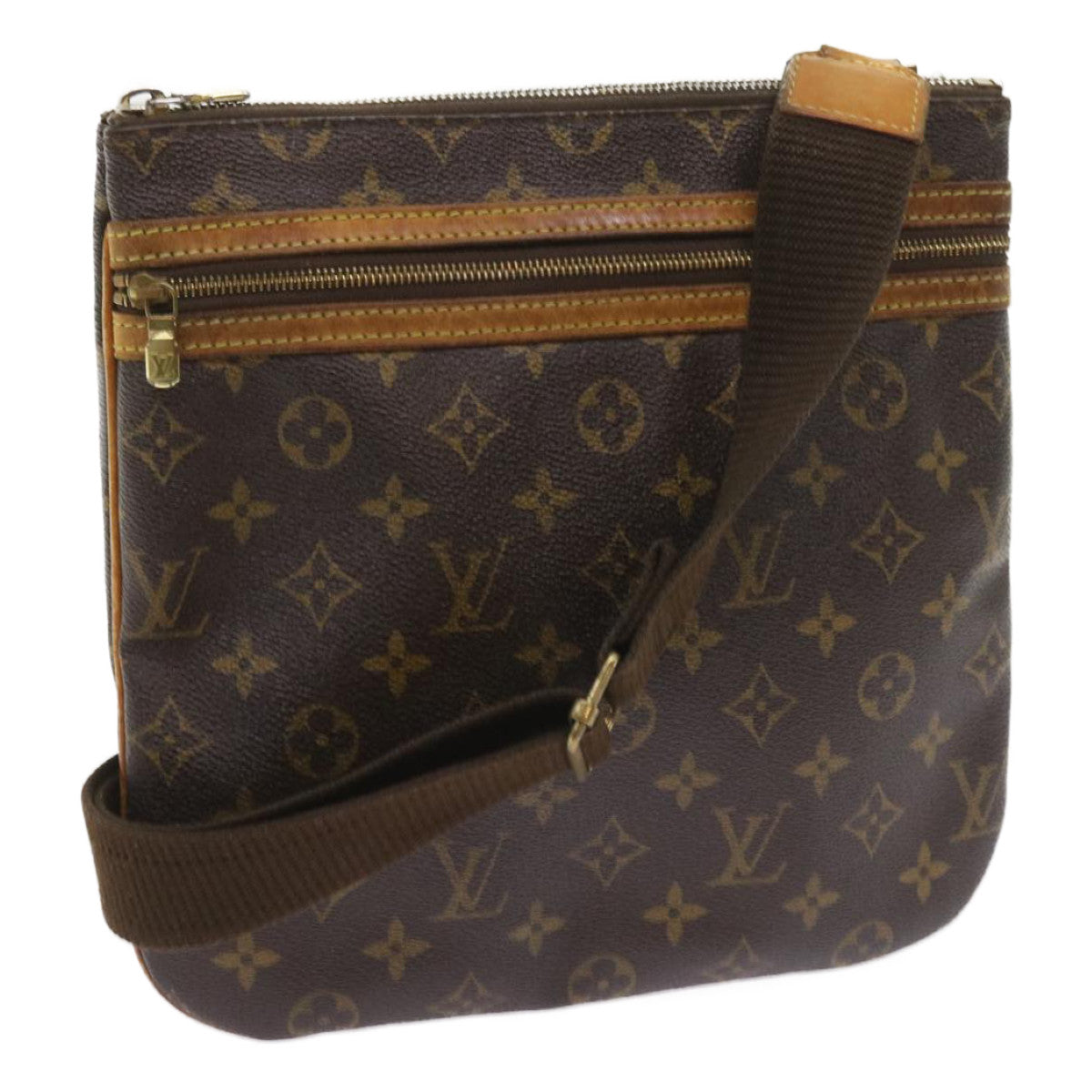 LOUIS VUITTON Monogram Pochette Bosphore Shoulder Bag M40044 LV Auth 58525