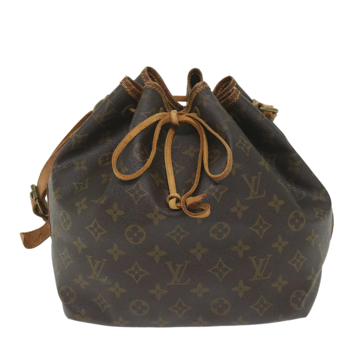 LOUIS VUITTON Monogram Petit Noe Shoulder Bag M42226 LV Auth 58552