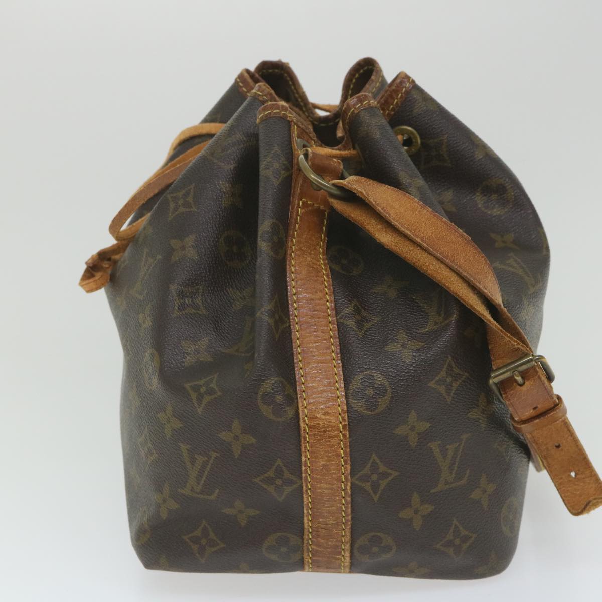 LOUIS VUITTON Monogram Petit Noe Shoulder Bag M42226 LV Auth 58552