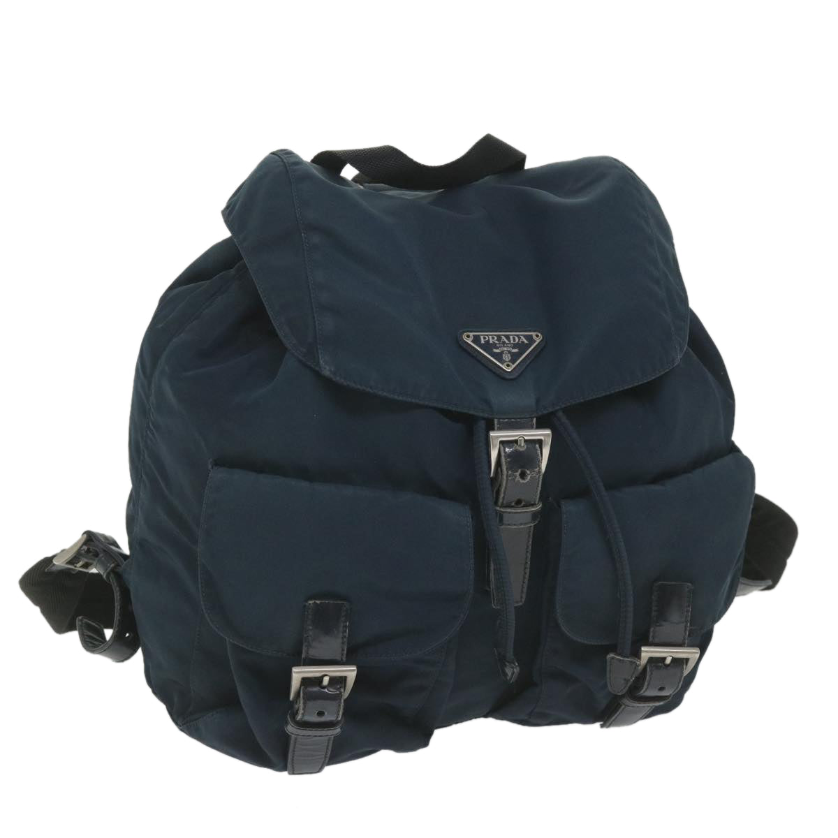 PRADA Backpack Nylon Navy Auth 58571