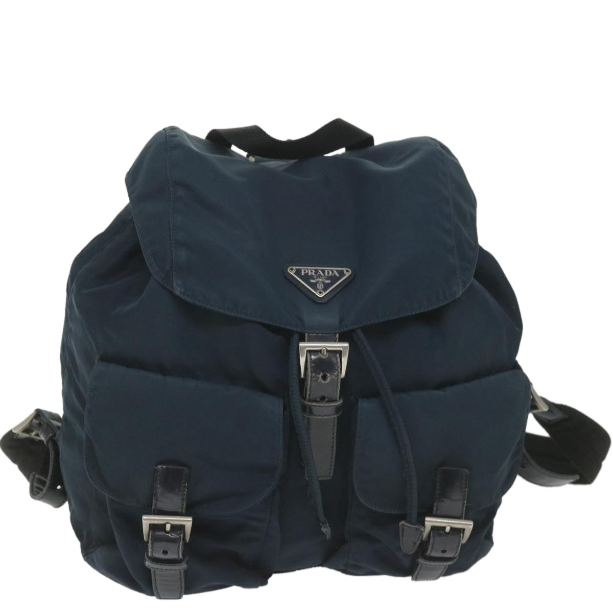 PRADA Backpack Nylon Navy Auth 58571