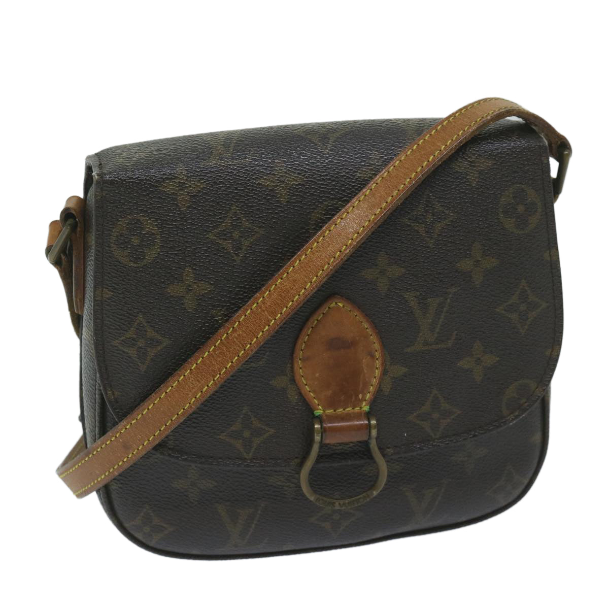 LOUIS VUITTON Monogram Saint Cloud MM Shoulder Bag M51243 LV Auth 58579