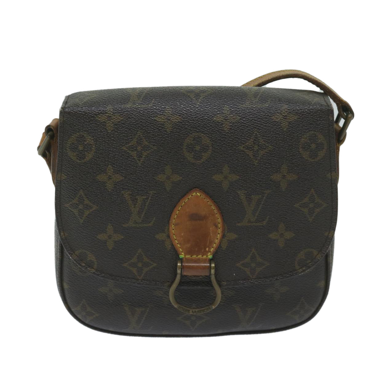 LOUIS VUITTON Monogram Saint Cloud MM Shoulder Bag M51243 LV Auth 58579