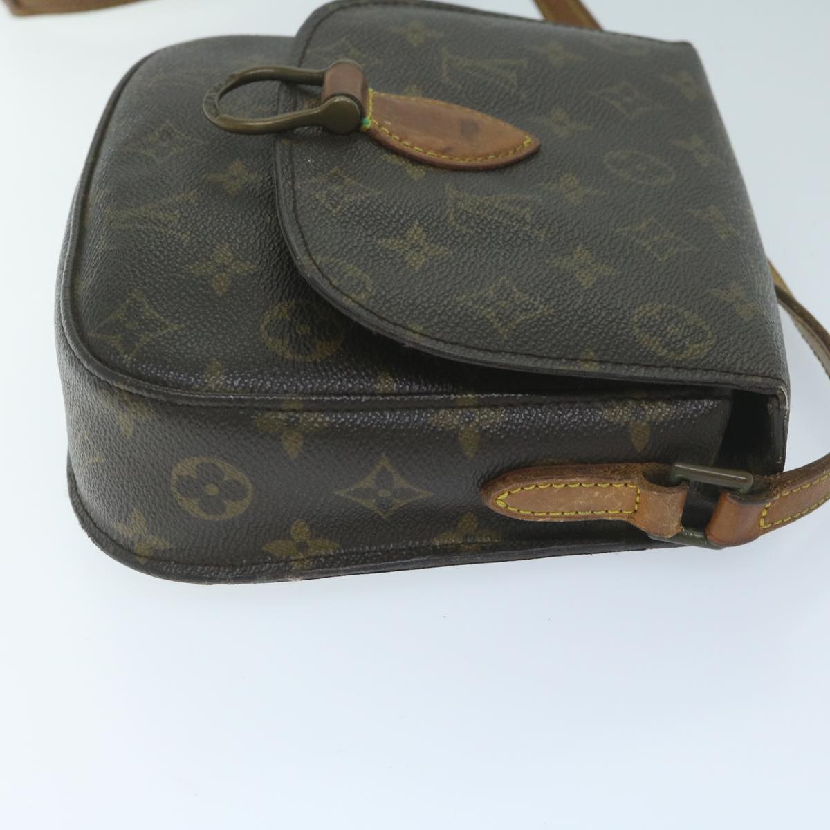 LOUIS VUITTON Monogram Saint Cloud MM Shoulder Bag M51243 LV Auth 58579